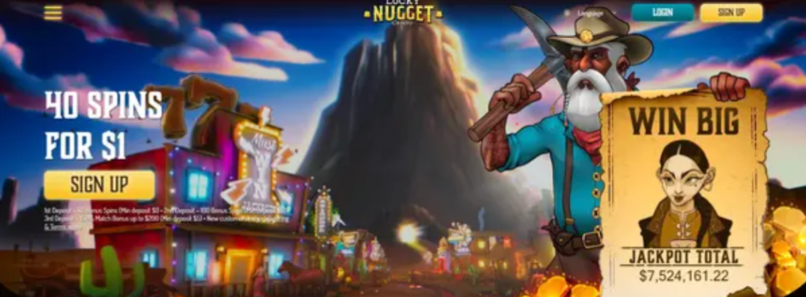 Lucky Nugget Casino Sister Sites + Review